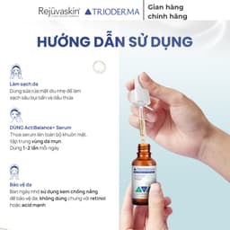 Serum Trioderma Hỗ Trợ Giảm Mụn & Giúp Sáng Da & Mờ Thâm Dành Cho Mọi Loại Da 30ml 7