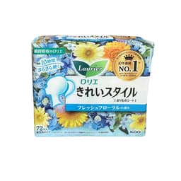 Băng vệ sinh Kao Laurie hàng ngày 72 miếng (5 mùi hương) (Xanh - Hương hoa) 2