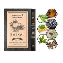 Thực phẩm bảo vệ sức khỏe Trà thảo mộc Baikal tea collection hỗ trợ tiểu đường  Herbal tea №9 Wellness Siberian 4