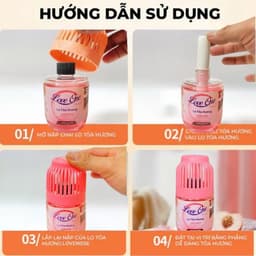 Loveone Combo 5 Lọ Tỏa Hương Loveone Tặng 12 Viên Sạch Bồn Cầu Hương Đào Thơm Lâu 58 Ngày 6