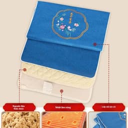 Thảm Ngải Cứu Đông Y Đệm Ngải Cứu Thảo Dược Giảm Đau Mỏi Xương Khớp,Lưu Thông Khí Huyết ( BH 6 tháng ) 6