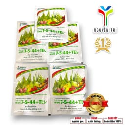 [COMBO 5 GÓI] NPK 7-5-44+TE Hợp Trí (Gói 40g) - Kích Thích Ra Hoa Sớm, Trổ Bông Đồng Loạt, Chắc Hạt 1