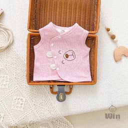 Áo Gile Nỉ Tăm Tai Gấu Hãng /Win Tone Hàn Đáng Yêu, Chất Liệu Mềm Mại Giữ Ấm Cho Bé 7