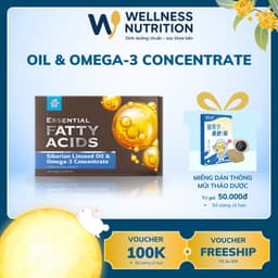 [ Hỗ trợ tim ] Thực phẩm bảo vệ sức khỏe Essential fatty acids Siberian linseed oil & omega-3 concentrate – 30 viên/hộp 1