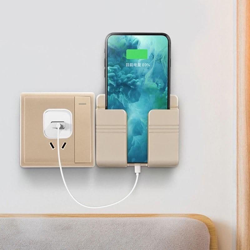 Kệ Dán Tường Để Remote💖FREESHIP💖 Đồ Dùng/ Giá Đỡ Sạc điện thȯại - Có Móc Treo Giữ Dây Điện VINBEO