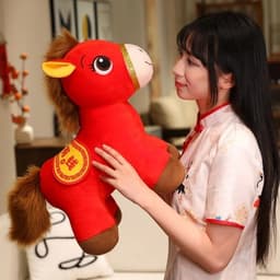 Ngựa Pony gấu nhồi bông may mắn Quà tặng 2026 nhà MIU GẤU XINH 4