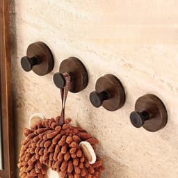 Set 4 Chiếc Móc Gỗ Nguyên Khối Treo Tường. Móc Treo Chìa Khóa, Áo Khoác Không Khoan Đục Phong Cách Bắc Âu 3