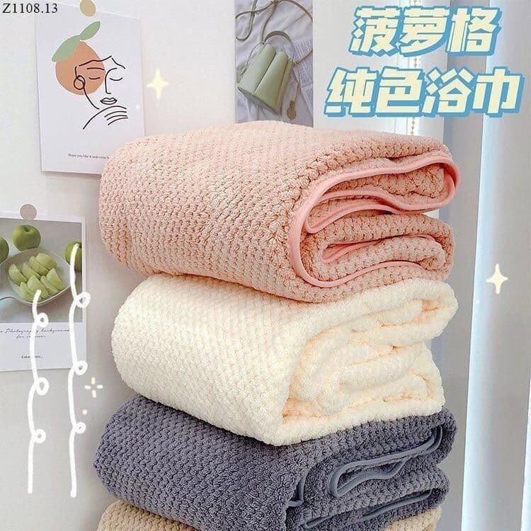 Khăn tắm San hô siêu thấm hút nước kícḣ thước 70x140cm
