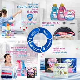 Nước xả vải Hygiene Thái Lan làm mềm vải, nhiều mùi hương, an toàn và dịu nhẹ cho bé 1000ml/1100ml 8
