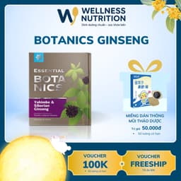 [Hỗ trợ nam giới] Thực phẩm bảo vệ sức khỏe Essential Botanics Yohimbe & Siberian ginseng – 30 viên – Date 2024 1