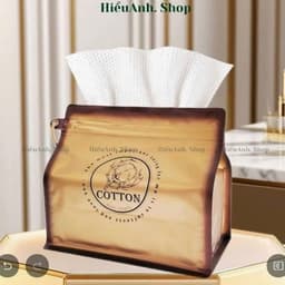 Khăn mặt khô đa năng Cotton tái sử dụng, khăn lau mặt mềm mại, siêu dai, thấm hút tốt an toàn phù hợp mọi làn da 6