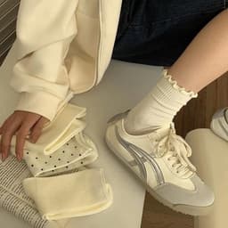 Set 5 Đôi Tất Cao Cổ Nữ Họa Tiết Chấm Bi Phong Cách Dễ Thương Tn16 VINBEO 2