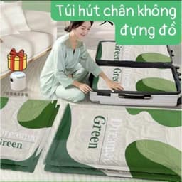 SET 6 TÚI TẶNG BƠM ĐIỆN CỰC TIỆN LỢI ( túi hút chân không xanh lá) [Nhận Sỉ] 2