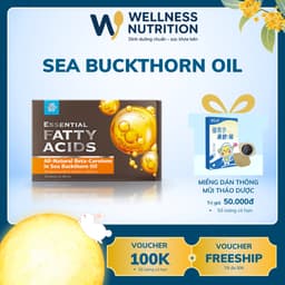[ Hỗ trợ đẹp da ] Thực phẩm Essential Fatty Acids All-Natural Beta-Carotene in Sea Buckthorn Oil  - 30 viên/hộp 1