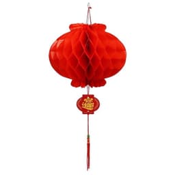 Set 10 Đèn lồng đỏ NILON trang trí Tết, lồng đèn trang trí Lễ Tết , đèn lồng treo decor ngày Tết 6