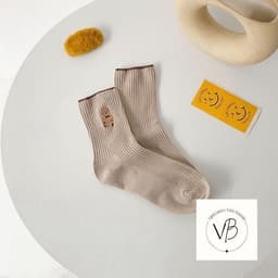 Tất gấu cổ cao, Sét 5 đôi tất cổ  cao hình gấu dễ thương {FREESHIP} VINBEO 7