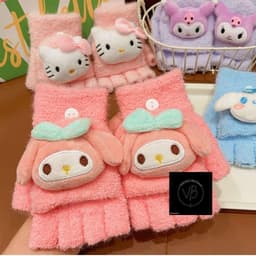 Găng Tay - Tất Tay Kuromi Sang Trọng Melody Cinnamoroll Cho BÉ siêu dễ thương VINBEO 6