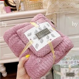 Sét khăn tắm sợi tre mẫu mới thấm hút rất tốt VINBEO 5
