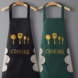 Tạp Dề Cooking,Có Túi đựnġ Và Lau Tay,Làm Bếp,Pha Chế,Phục Vụ,Bán Cafe Dễ Thương,Chống Thấm Nước Tốt VINBEO 2