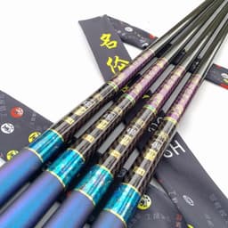 Cần Câu Tay câu Đài Chiến Thần 8H 10H-19i [Tặng Ngọn Phụ] Carbon Xoắn Săn Hàng Kèm Bao Vải Cao Cấp 1