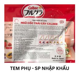 Ngũ cốc trái cây Calbee 600g 3