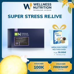 [ Siêu hỗ trợ não ] Thực phẩm bảo vệ sức khỏe Siberian Super Natural Nutrition. Stress Re.live – 20 gói 2 viên và 3 viên 1