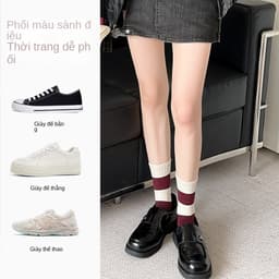 Combo 10 Đôi Tất Nơ Kẻ Đỏ – Ngọt Ngào, Nữ Tính, Dễ Thương Chuẩn Style Hàn 4