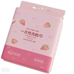 Gói 200 khăn lau mặt, tay sợi bông tự nhiên dai mịn Gấu Dâu 5