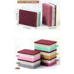 Set 5 miếng cọ rửa chén bát (NHIỀU LỚP BÁNH BÒ) tiện dụng - Miếng bọt biển BÁNH BÒ cọ rửa xoong nồi 7