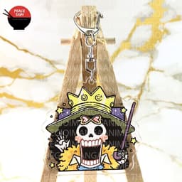 (mua 1 tặng 1) ( Mica trong acrylic ) 
 Móc khóa ONE PIECE Đảo Hải Tặc ver VUÔNG CUTE anime chibi độc đáo xinh xắn 5