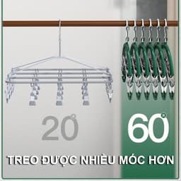Móc treo đồ lót,Tất vớ có khóa chống gió,Chống trượt với 10 bộ ghim giữ🍀FREESHIP🍀Móc phơi quần áo VINBEO 1