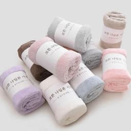 Khăn Mặt🍀FREESHIP🍀Khăn Mặt Lông Cừu-Xuất Hàn Mẫu Mới 30x50cm VINBEO 1