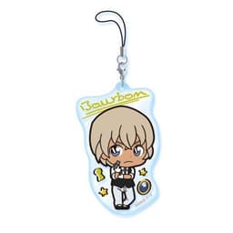 (mua 1 tặng 1) Dây treo điện thoại DETECTIVE CONAN ver TÊN anime chibi mica trong acrylic xinh xắn 4