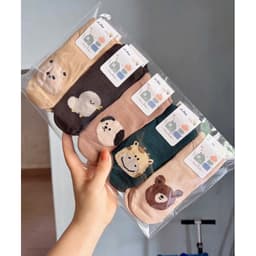 Combo 5/10 Đôi Tất Tập Đi, Vớ Chống Trơn Trượt Có Cao Su Bé Trai Gái Từ 0-36 Tháng Tuổi 7
