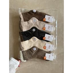 Bộ 10 Đôi Tất Vớ Thỏ Cổ Bèo Cho Bé Phong Cách Hàn Quốc Chất Cotton Dày Dặn, Hàng Cao Cấp 5
