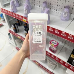 Bình đựng nước Yamada nắp nhấn 1L - Trắng 3
