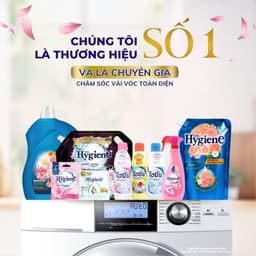 Nước xả vải Hygiene Thái Lan làm mềm vải, nhiều mùi hương, an toàn và dịu nhẹ cho bé 1000ml/1100ml 5