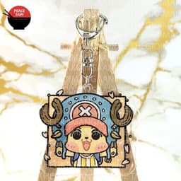 (mua 1 tặng 1) ( Mica trong acrylic ) 
 Móc khóa ONE PIECE Đảo Hải Tặc ver VUÔNG CUTE anime chibi độc đáo xinh xắn 4