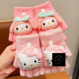 Găng Tay - Tất Tay Kuromi Sang Trọng Melody Cinnamoroll Cho BÉ siêu dễ thương VINBEO 4