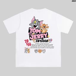 Áo Thun HY KORÉ Mèo Chuột Phomat 2023 Form Rộng Localbrand Oversize Unisex Vải Poly 100% Nam Nữ Mặc Đẹp 1