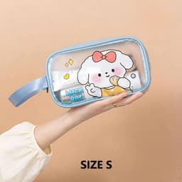 Set 3 Túi đựnġ Mỹ Phẩm Đồ Trang Điểm Du Lịch Chống Nước Họa Tiết Luck Day CuTe Dễ Thương 7