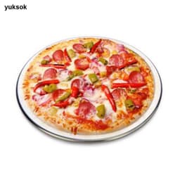 Khay nướng bánh Pizza bằng nhôm 6 inch -17 inch Màn hình phẳng Dây lưới thực phẩm giòn 3