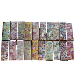 Set 200 - Set 100 tấm sticker lấp lánh dài 13x4,5cm & 14,5x 5cm dùng để trang trí top nhiều mẫu xᶖnh 4