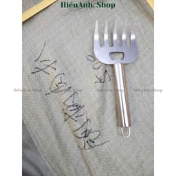 Dụng cụ giữ thịt chống nóng, tay cầm giữ thực phẩm đa năng, dĩa inox xiên giữ, xé thịt nhanh chóng chống bỏng tay 9