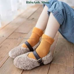 Set 20 đôi tất lót lông cổ cao cho bé trai và bé gái từ 2-6 tuổi siêu ấm dày dặn giữ nhiệt tốt 7