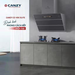 Hút mùi kính vát CANZY CZ-VDC ELITE | Nhập khẩu nguyên chiếc Malaysia | CANZY CZ VDC ELITE động cơ BLDC 1