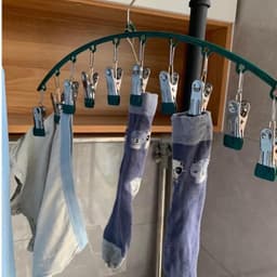 Móc treo tất vớ đồ lót có khóa chống gió,chống trượt 10 bộ ghim cặp 3
