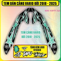 Tem Dán Cảng Vario 125 150 Đời 2018 Đến 2025 Mẫu mới Đẹp lạ 5