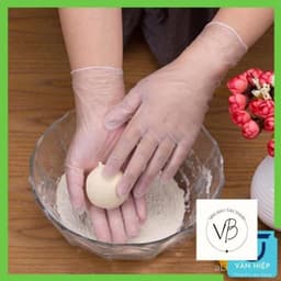 Hộp 100 găng tay cao su TPE Victoria Bay, bao tay siêu dai dùng 1 lần làm bếp nấu ăn vệ sinh freeship VINBEO 5