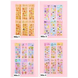Miếng Dán STICKER Lấp Lánh xᶖnh Xắn Cho Bé Set 200 Tấm 7